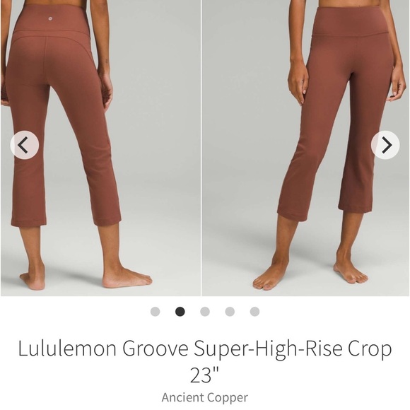 Lululemon Groove Super-High-Rise Crop 23"
Ancient Copper 2022 Style #: W6BZ3S 4 - Picture 1 of 8